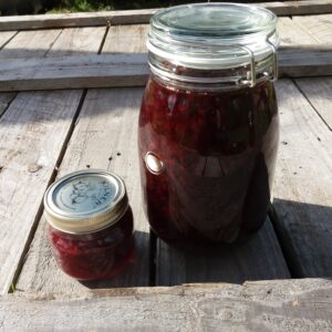 Jam made from organic fruit